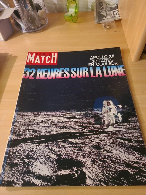 Magazine Paris-Match N°1076 20 DÉCEMBRE 1969  APOLLO XII 32 HEURES SUR LA LUNE
