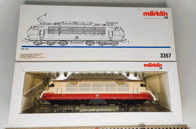 LOCOMOTIVE ÉLECTRIQUE MÄRKLIN 3357 H0 AC BR 103 113-7 de la DB, Neuf ...