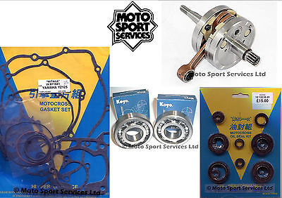 YAMAHA YZ 125 05-20 di Mitaka Motore Kit Ricostruzione Manovella Pistone C Rete Guarnizione & SEAL 