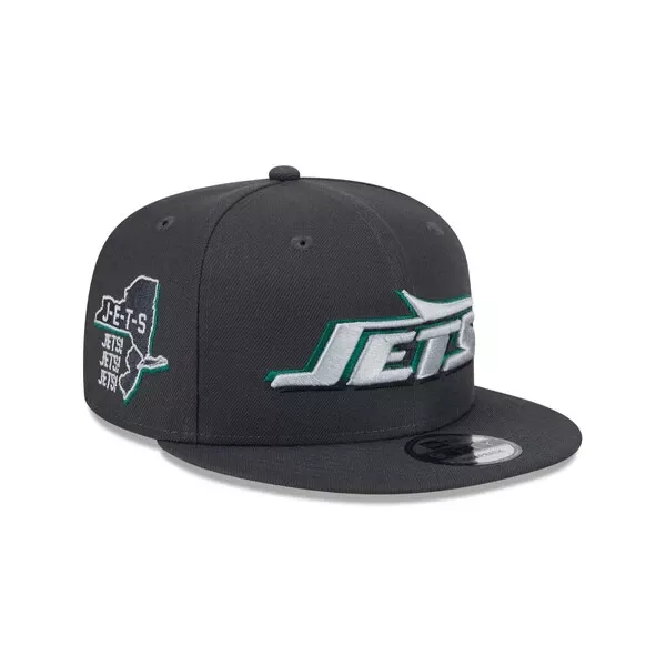 NEW YORK JETS 2024 NFL Draft New Era 9FIFTY Snapback Hat Grey NEW w