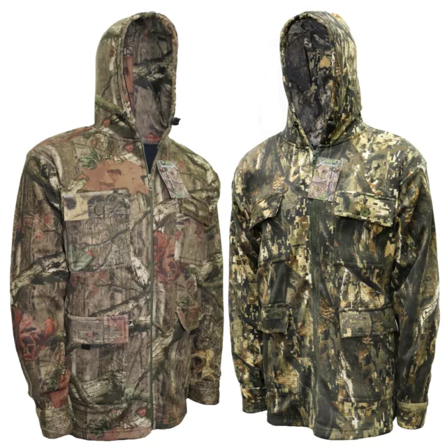 Mens Thick Fleece Camouflage Hooded Jacket Fishing Hunting Hiking Coat M-6XL