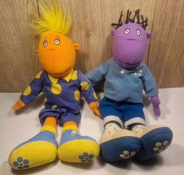 Vintage Jake And Milo The Tweenies Plush Toy Large 14" BBC HASBRO 1999