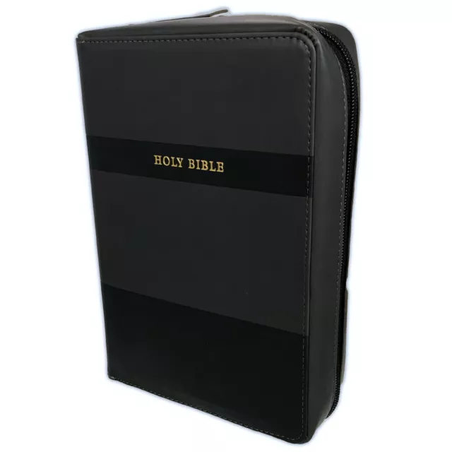 KJV Large Print Zippered Bible with Organizer Cover indexed My Organizer Bible