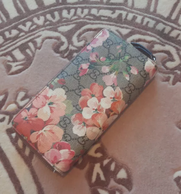 Gucci Blooms Supreme Full Zip Large Continental Wallet