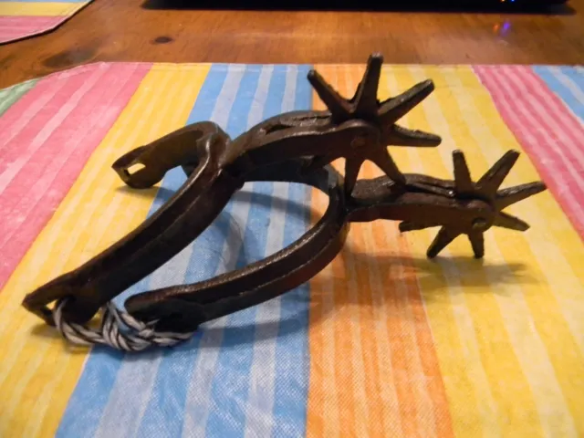 Antique Mexican wall hanger spurs