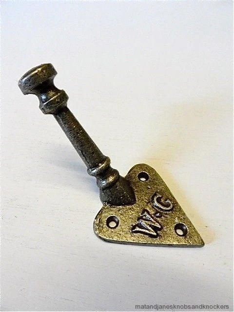 Arts And Crafts Style Cast Iron Wc Coat Hook Bathroom Towel Hook Door Hanger