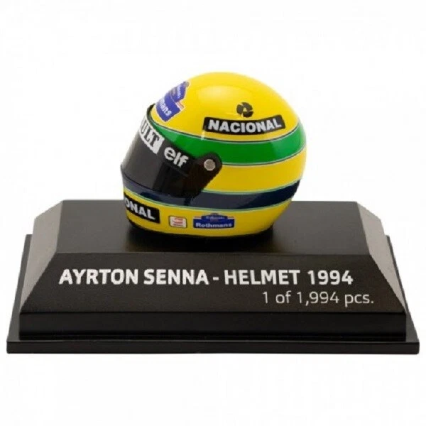 MINICHAMPS WILLIAMS RENAULT Ayrton Senna 1994 Helmet Casque 1.8 limited