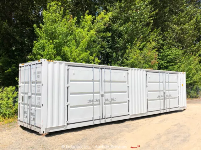 40' HQ High-Cube Two Side Door Shipping Storage Container Conex bidadoo -New