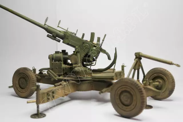 1/16 scale WWII Bofors 40 mm OQF Marks I AA gun  Model Kit  (LASERCUT PARTS)