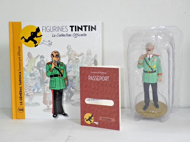 FIGURINE TINTIN - Collection Officielle - Le General Tapioca - 108 EUR