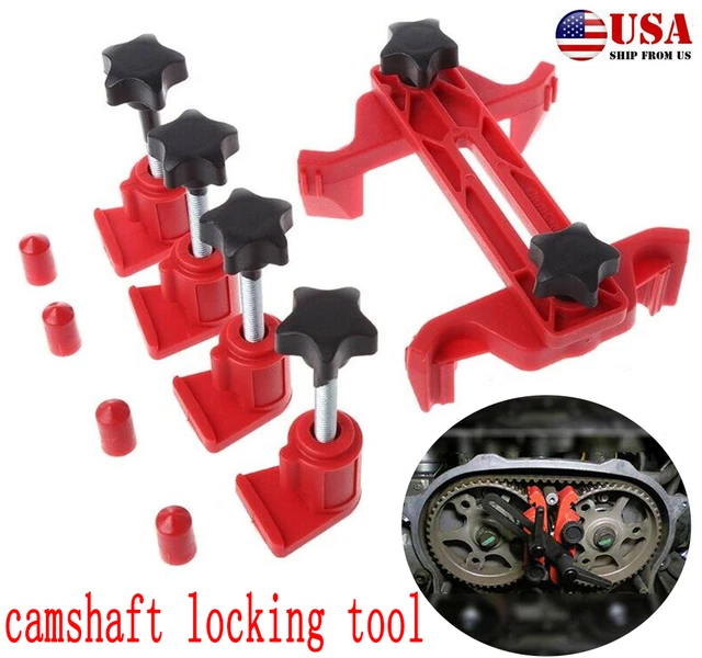 UNIVERSAL CAMSHAFT DUAL Cam Clamp Alignment Timing Belt Gear Locking