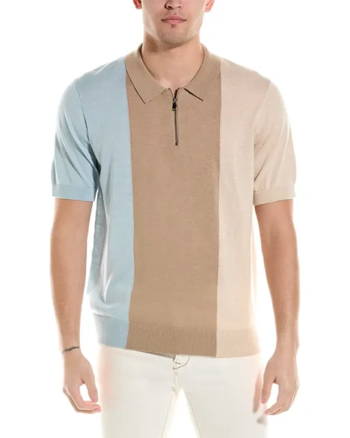 Elie Tahari Striped Wool-Blend Shirt Men's