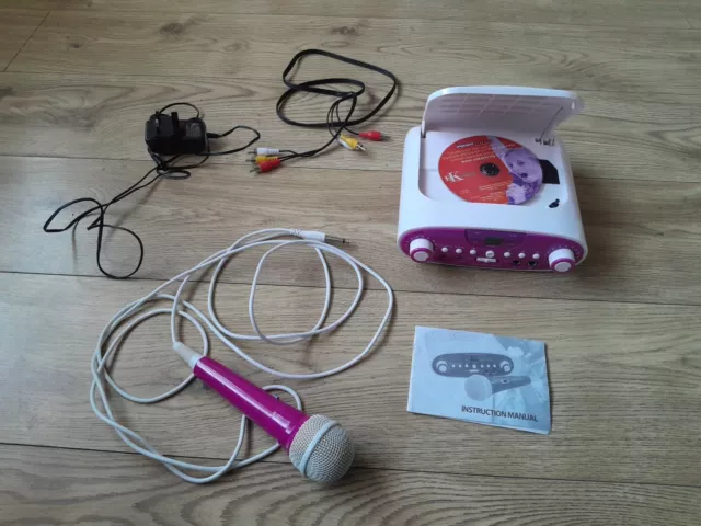 Easy Karaoke Girls Night In Karaoke CD System 1 Microphone  & Karaoke  Songs