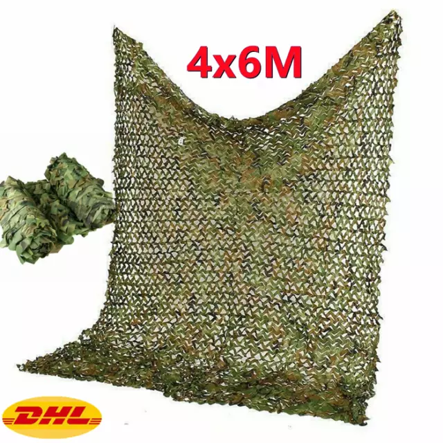 4x6m Camouflage Jagd Tarnnetz Bundeswehr Armee Army Military Tarnung Camo~Hunter