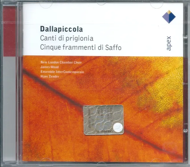 Dallapiccola. Prison Songs / Five Fragments of Sappho etc. (1995) CD NEW