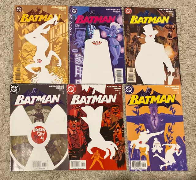 Batman #620 - #625 Broken City Full Story DC Comics 2003 Sent In A CBoard Mailer