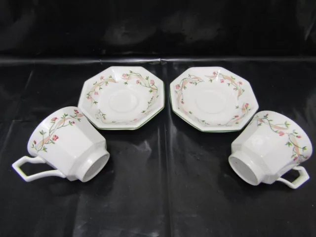 Johnson Brothers Eternal Beau Tea Cups & saucers a Set Of 2 (P) 3