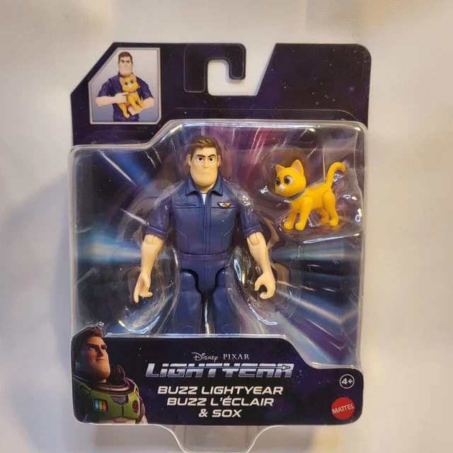 NEW DISNEY PIXAR Lightyear 5" Buzz Lightyear & Sox Toy Figures £10.40