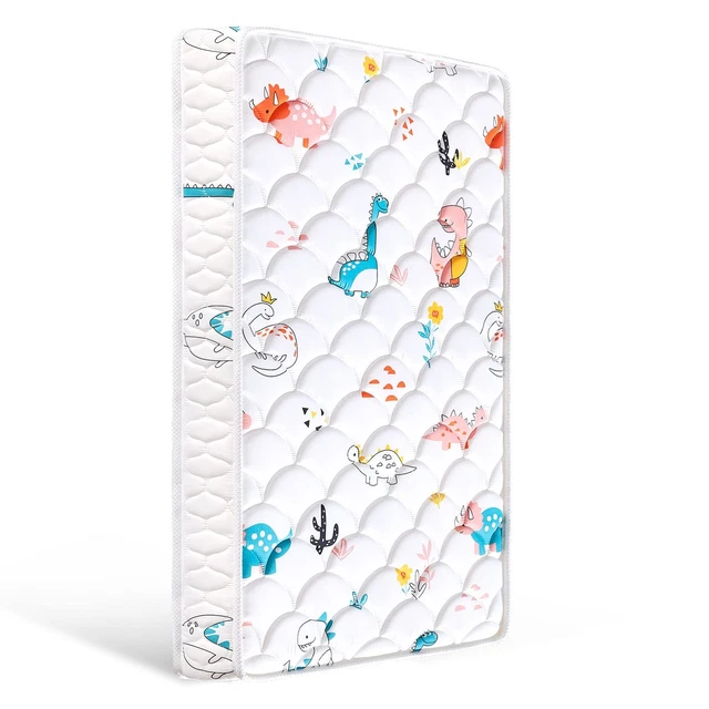 Premium Foam Crib & Toddler Mattress–Breathable, Comfort Dual-Sided Thick Cri...
