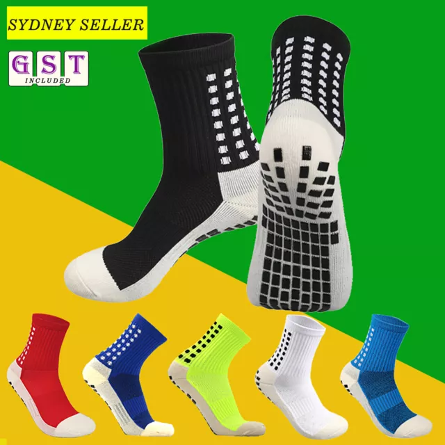 Sports Socks Anti-slip Hospital skid Soccer Basketball football PVC grip dots AU