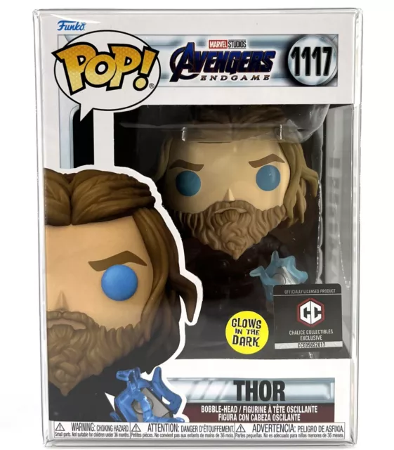 Funko Pop! Avengers End Game Thor GITD #1117 Chalice Collectibles Exclusive