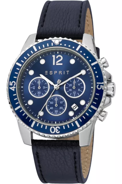 Orologio Esprit HUDSON Chrono Mens watch CRONOGRAFO SPORTIVO NUOVO CON GARANZIA