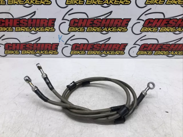 ♻️ Kawasaki Zx-10r 2004 - 2005 C1h C2h Venhill Front Brake Lines Hoses ♻️