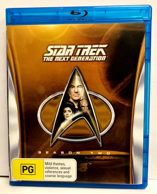 Star Trek: The Next Generation - Season  Two 2 - 6 Disc Set  - Blu Ray