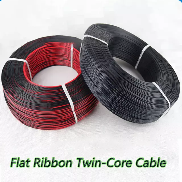 Flat Ribbon Twin-Core Cable Stranded Wire Tinned copper Double Core Electrical