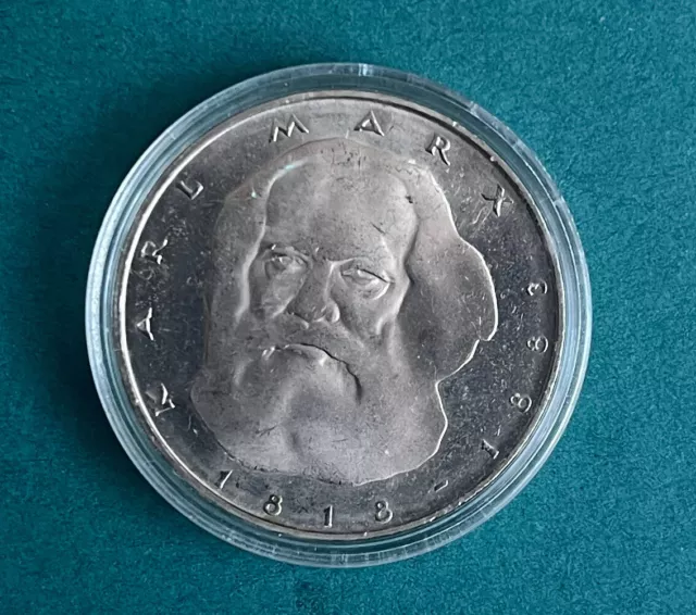 5 DM Gedenkmünze Karl Marx 1983 J