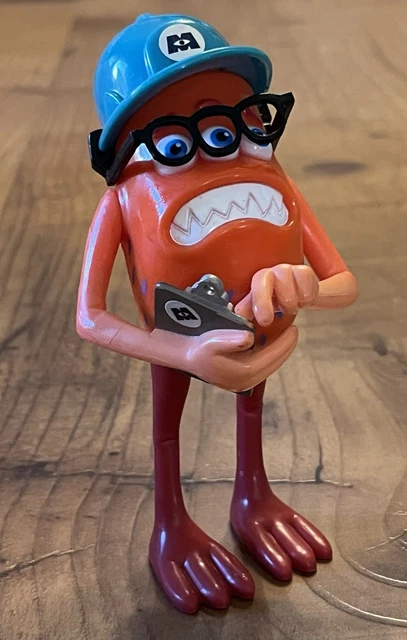 DISNEY PIXAR MONSTERS Inc FUNGUS Toy Figure 2001 With Glasses & Clipboard  RARE $5.95 - PicClick