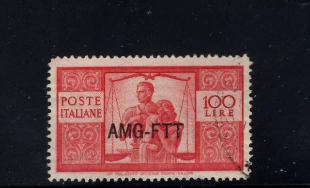 Italy Trieste 1949 100l United Family and Scales VFU  SC 69