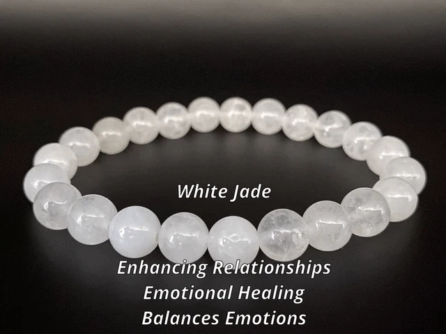 Crystal Bracelets Gemstone Bracelet for Men Women Chakra Reiki Healing Mala Gift