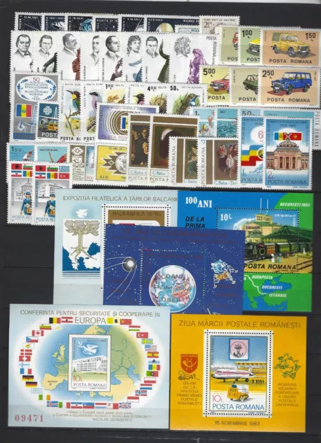 Rumänien Jahrgang 1983 komplett postfrisch