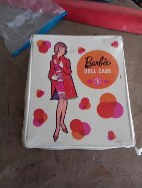 1958 Barbie Case With Dolls And Clothing