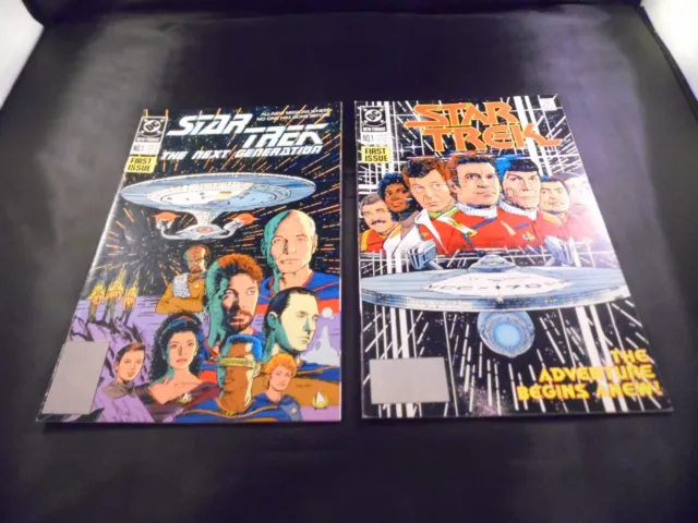 Star Trek Lot #1 and Next Generation #1 DC COMICS 1989