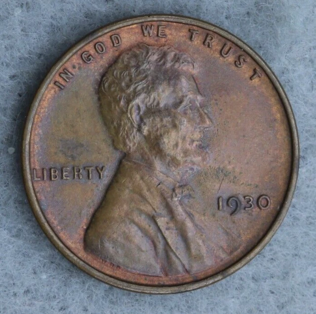 1930 1C LINCOLN WHEAT HEAD CENT PENNY BU UNC BROWN BN Type Coin BW403