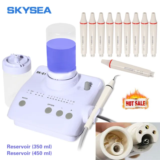 Dental Ultrasonic Scaler Auto Water supply + 5*Tips +10*Handpiece SKYSEA fit EMS