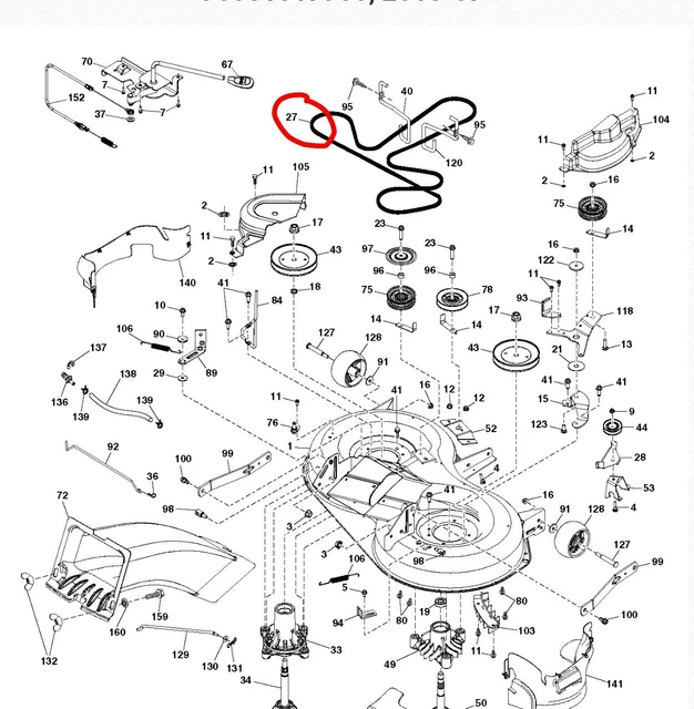 Cinghia Di Trasmissione Per Tosaerba 140294 Da 1/2 "x 208,3 Cm, Adatta - Foto 8