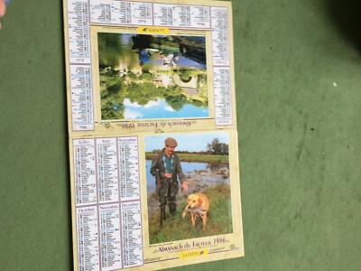 CALENDRIER ALMANACH PTT 1993 oller suisse allemagne dep 02 aisne 