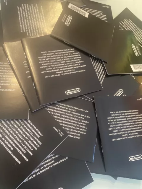 🥰 lot 30 notices precautions d'utilisation neuve nintendo ds vip mario zelda ..