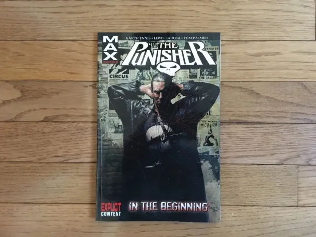 The Punisher: In the Beginning Trade Paperback MAX Comics Ennis Larosa Palmer