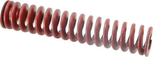 Chromium Alloy Steel 104-624 Red Die Spring, 1-1/4" x 5/8" x 6" Free Length Chromium Alloy Steel 104-624 Red Die Spring, 1-1/4" x 5/8" x 6" Free Length