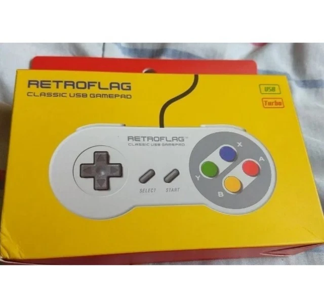 RETROFLAG GAMEPAD USB Snes Style Controller Pc/ Android/Raspberry Pi ...