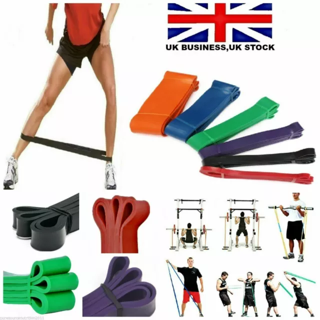 Resistance Band Loops  Strength Weight Training Fitness Exercise Loop Crossfit