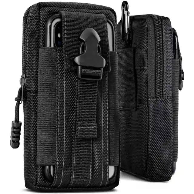 Téléphone Portable Sac Banane pour Umidigi G5 Mecha en Nylon Housse Étui Clip