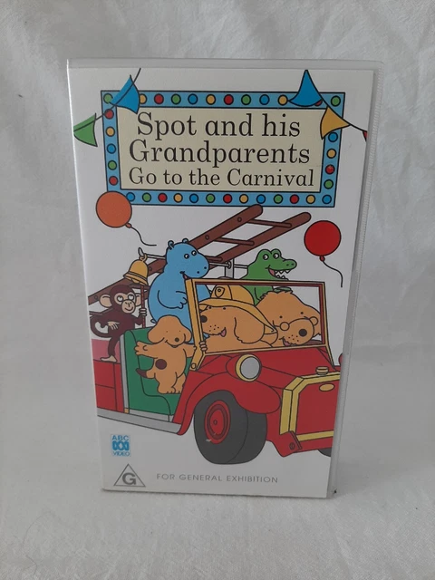 SPOT THE DOG Vhs spot And His Grandparents Go To The Carnival Eric Hill 
