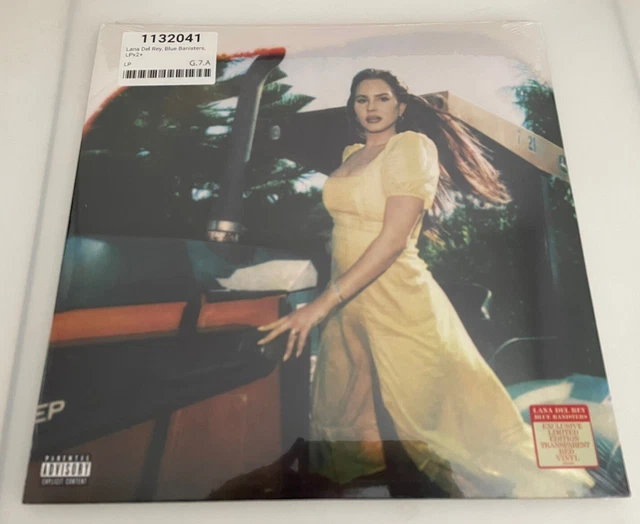 UNUSED LANA Del Rey ‘Blue Banisters’ rare Transparent Red vinyl
