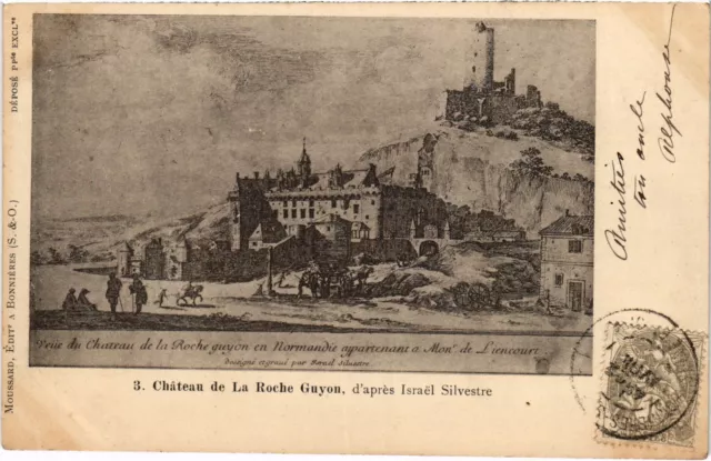CPA La Roche-Guyon Le Chateau, after Israel Silvestre FRANCE (1308005)