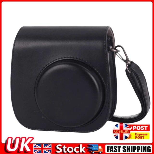 Instant Camera Bags PU Leather for Fujifilm Instax Mini 12/11/9/8 (Black) Hot